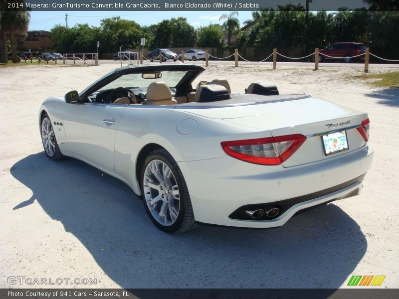 Bianco Eldorado (White) / Sabbia 2014 Maserati GranTurismo Convertible GranCabrio