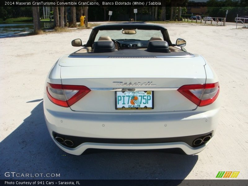 Bianco Eldorado (White) / Sabbia 2014 Maserati GranTurismo Convertible GranCabrio