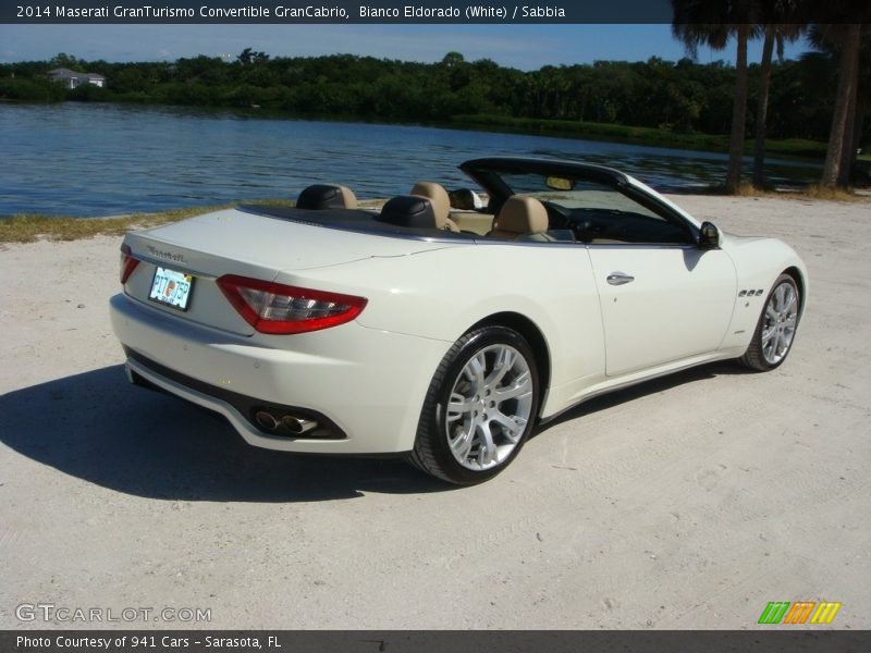 Bianco Eldorado (White) / Sabbia 2014 Maserati GranTurismo Convertible GranCabrio