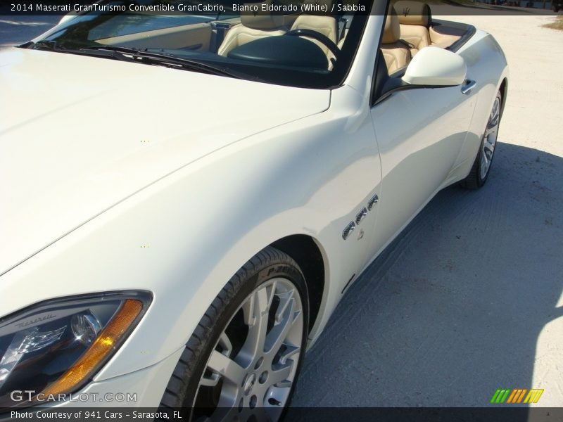 Bianco Eldorado (White) / Sabbia 2014 Maserati GranTurismo Convertible GranCabrio