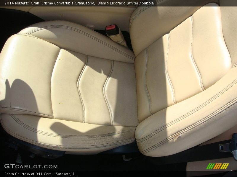 Bianco Eldorado (White) / Sabbia 2014 Maserati GranTurismo Convertible GranCabrio