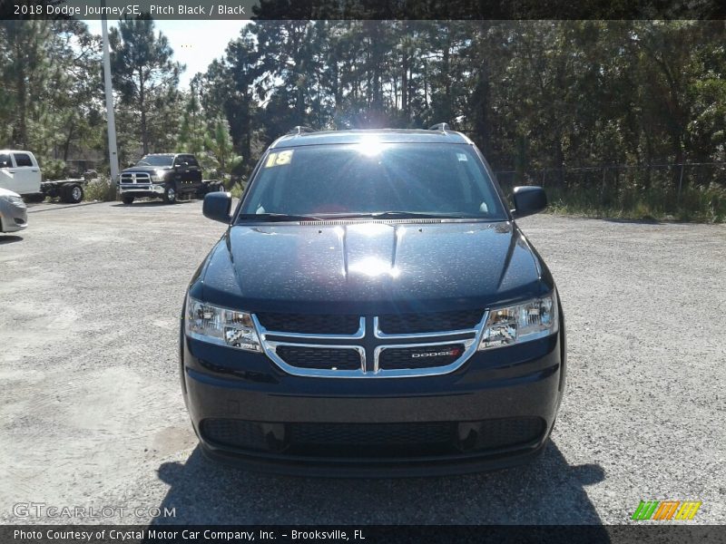 Pitch Black / Black 2018 Dodge Journey SE