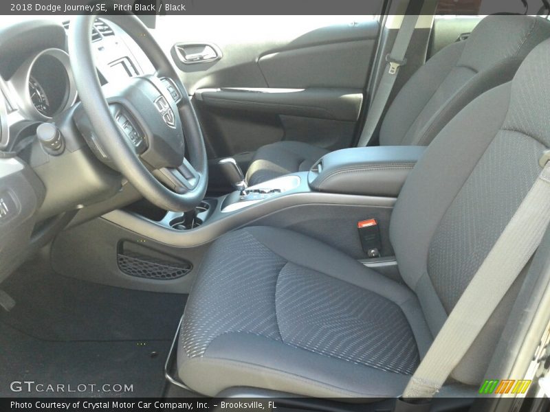 Pitch Black / Black 2018 Dodge Journey SE