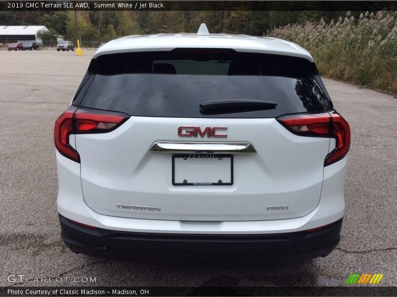 Summit White / Jet Black 2019 GMC Terrain SLE AWD