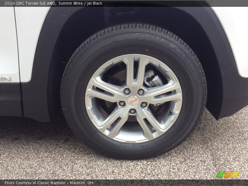 Summit White / Jet Black 2019 GMC Terrain SLE AWD