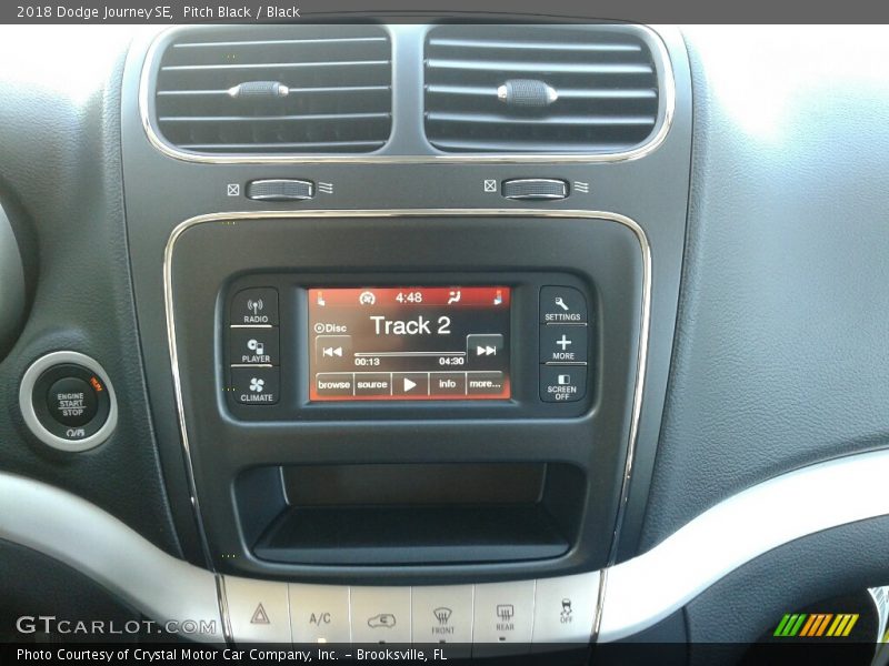 Pitch Black / Black 2018 Dodge Journey SE