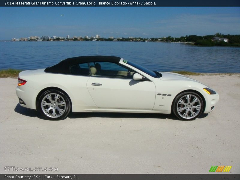 Bianco Eldorado (White) / Sabbia 2014 Maserati GranTurismo Convertible GranCabrio