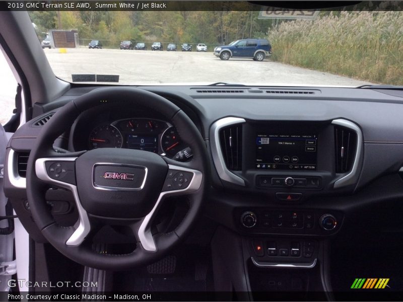 Summit White / Jet Black 2019 GMC Terrain SLE AWD