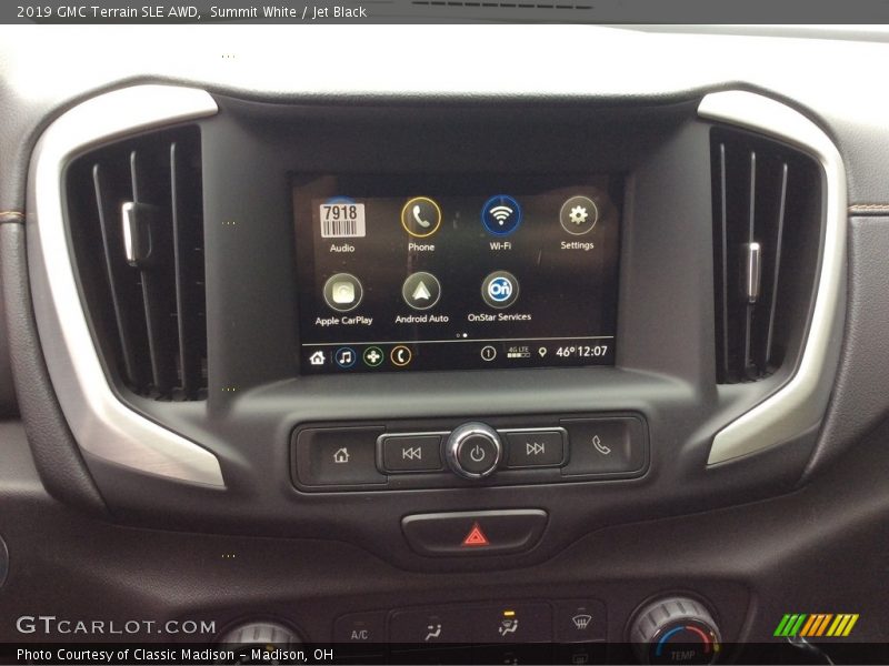 Summit White / Jet Black 2019 GMC Terrain SLE AWD