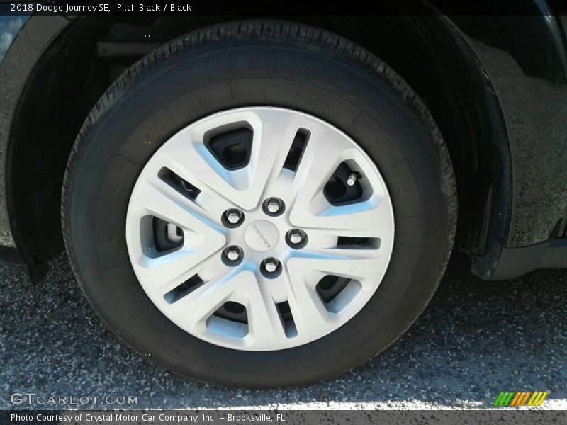 Pitch Black / Black 2018 Dodge Journey SE