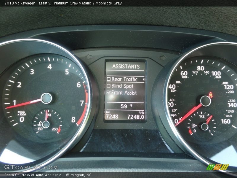 Platinum Gray Metallic / Moonrock Gray 2018 Volkswagen Passat S