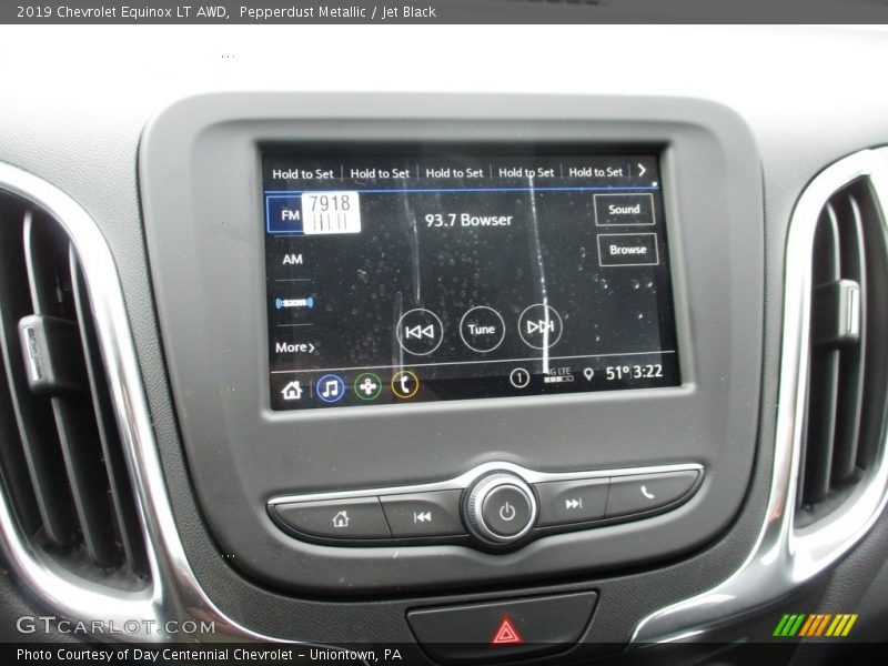 Pepperdust Metallic / Jet Black 2019 Chevrolet Equinox LT AWD