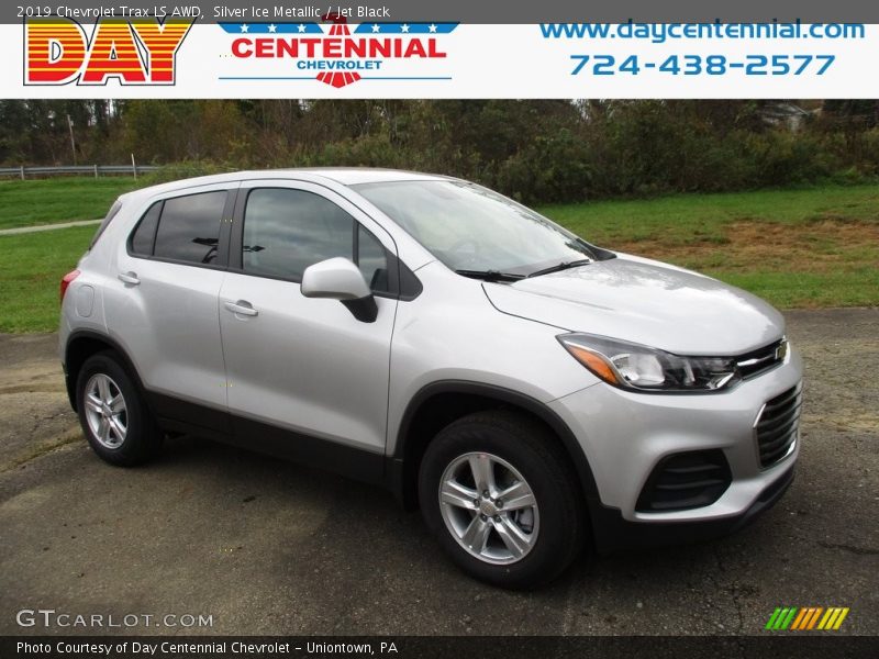 Silver Ice Metallic / Jet Black 2019 Chevrolet Trax LS AWD