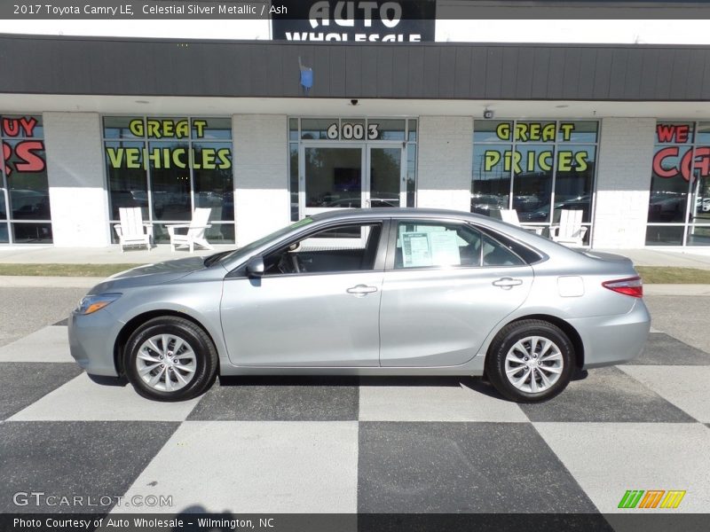 Celestial Silver Metallic / Ash 2017 Toyota Camry LE