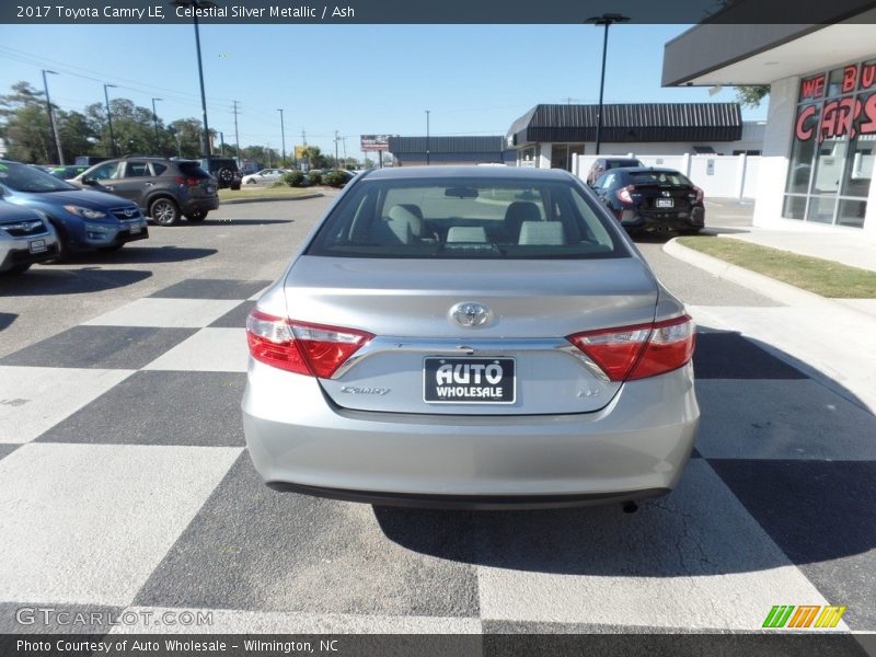 Celestial Silver Metallic / Ash 2017 Toyota Camry LE