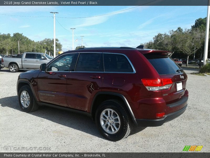 Velvet Red Pearl / Black 2018 Jeep Grand Cherokee Laredo