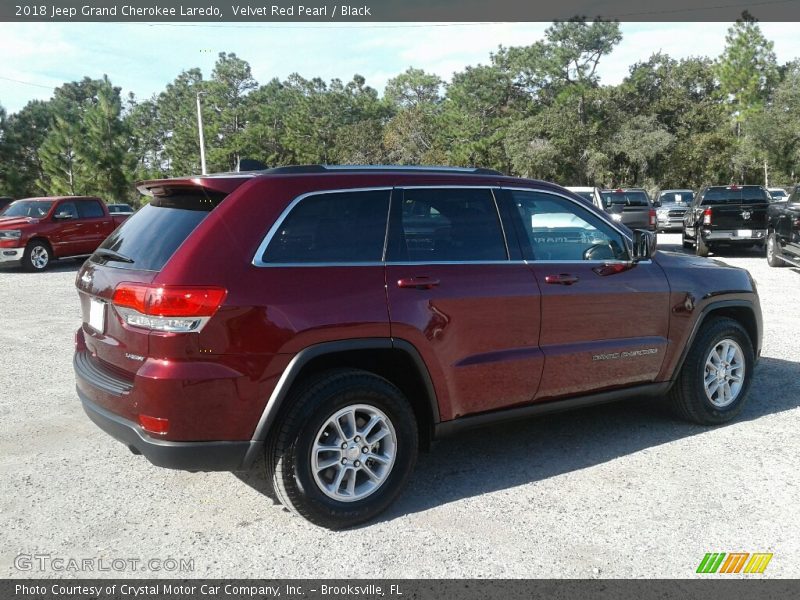Velvet Red Pearl / Black 2018 Jeep Grand Cherokee Laredo
