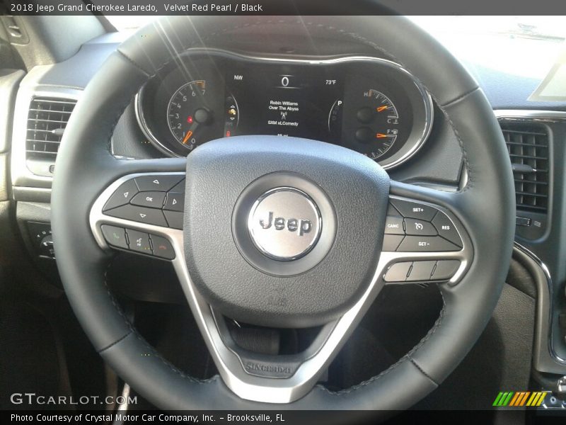Velvet Red Pearl / Black 2018 Jeep Grand Cherokee Laredo