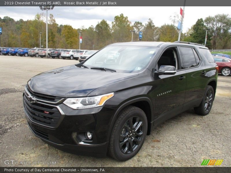 Mosaic Black Metallic / Jet Black 2019 Chevrolet Traverse RS AWD