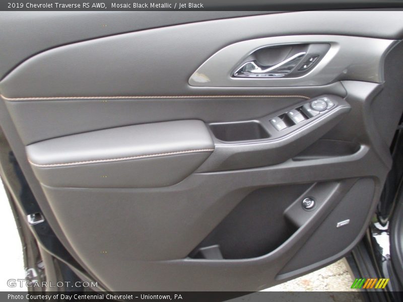 Mosaic Black Metallic / Jet Black 2019 Chevrolet Traverse RS AWD