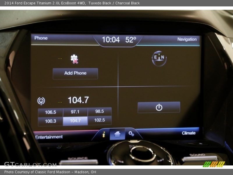 Tuxedo Black / Charcoal Black 2014 Ford Escape Titanium 2.0L EcoBoost 4WD