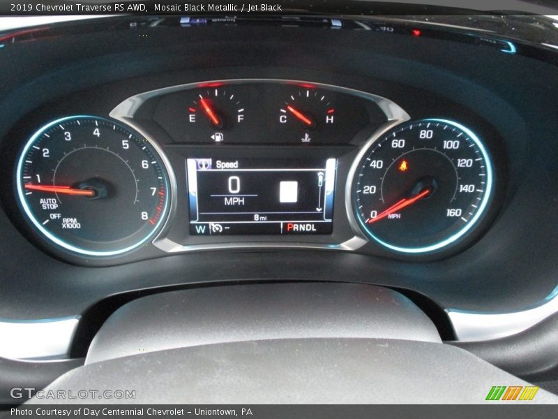 Mosaic Black Metallic / Jet Black 2019 Chevrolet Traverse RS AWD