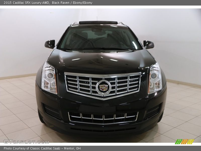 Black Raven / Ebony/Ebony 2015 Cadillac SRX Luxury AWD