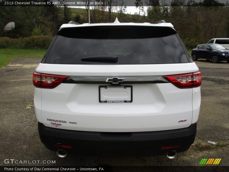 Summit White / Jet Black 2019 Chevrolet Traverse RS AWD