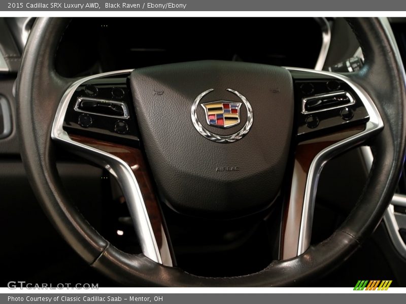 Black Raven / Ebony/Ebony 2015 Cadillac SRX Luxury AWD