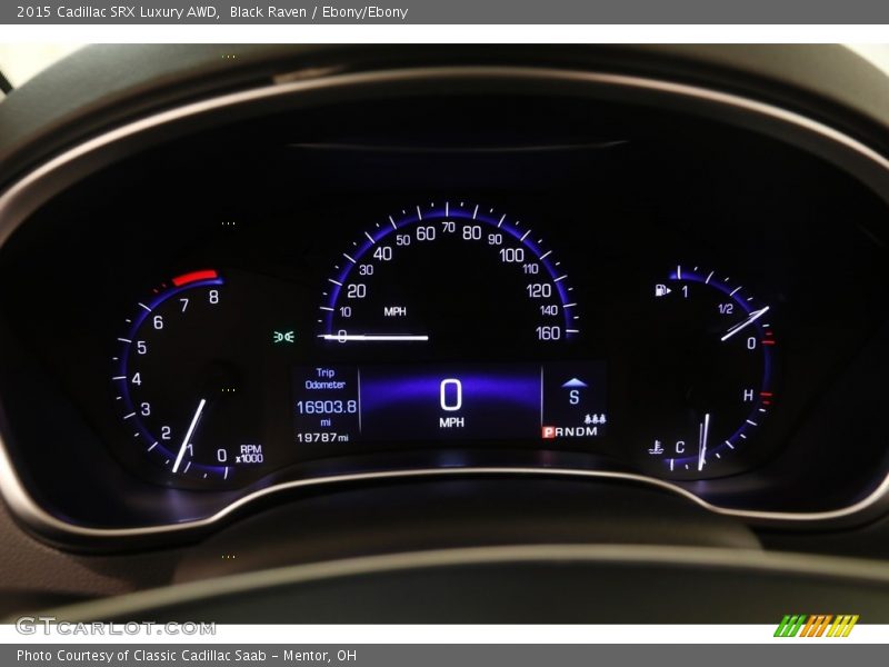 Black Raven / Ebony/Ebony 2015 Cadillac SRX Luxury AWD