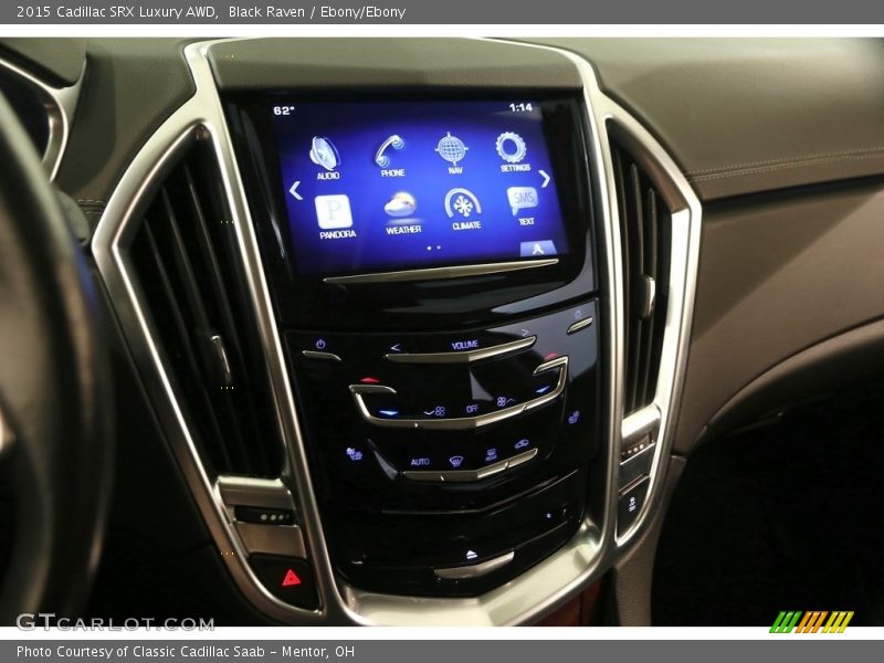 Black Raven / Ebony/Ebony 2015 Cadillac SRX Luxury AWD