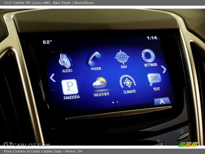 Black Raven / Ebony/Ebony 2015 Cadillac SRX Luxury AWD