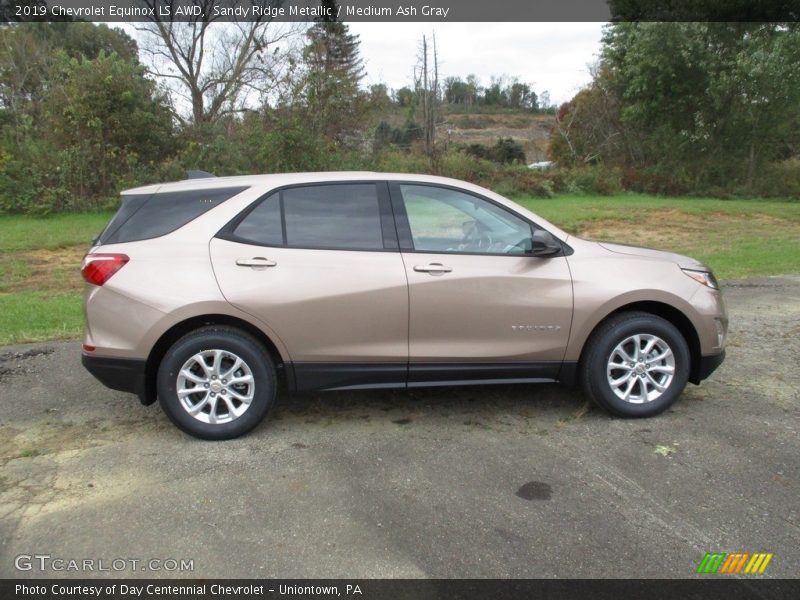 Sandy Ridge Metallic / Medium Ash Gray 2019 Chevrolet Equinox LS AWD