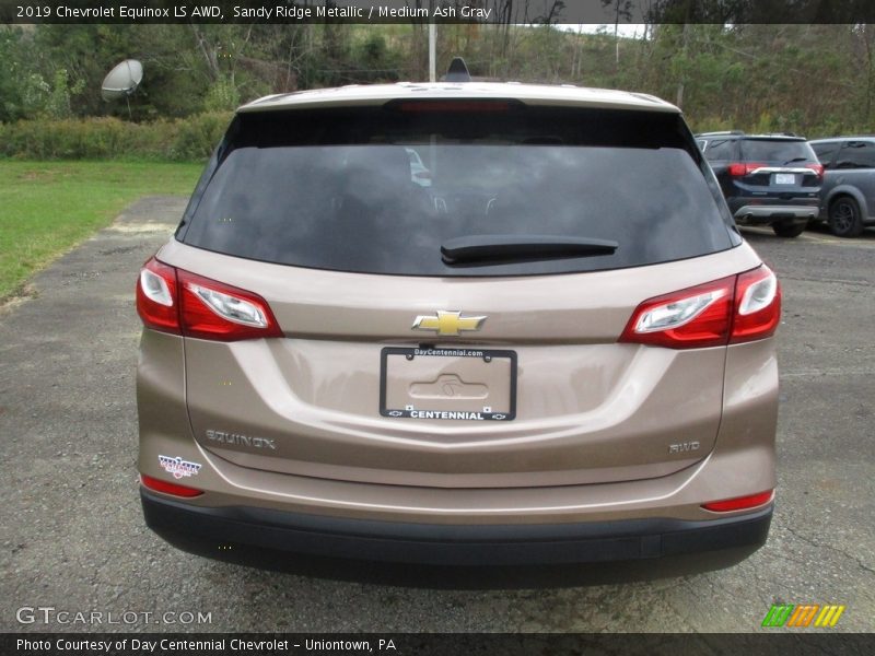 Sandy Ridge Metallic / Medium Ash Gray 2019 Chevrolet Equinox LS AWD