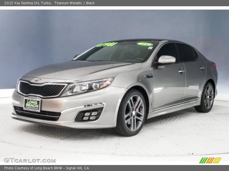 Titanium Metallic / Black 2015 Kia Optima SXL Turbo