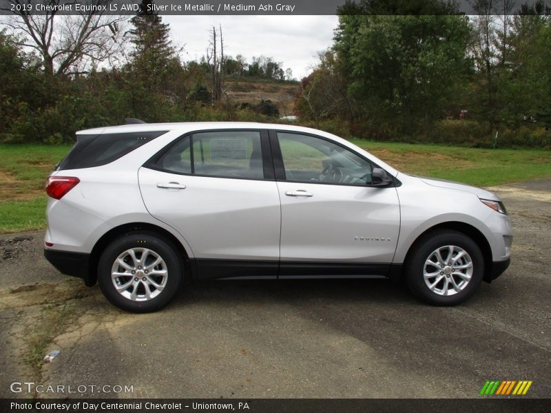 Silver Ice Metallic / Medium Ash Gray 2019 Chevrolet Equinox LS AWD