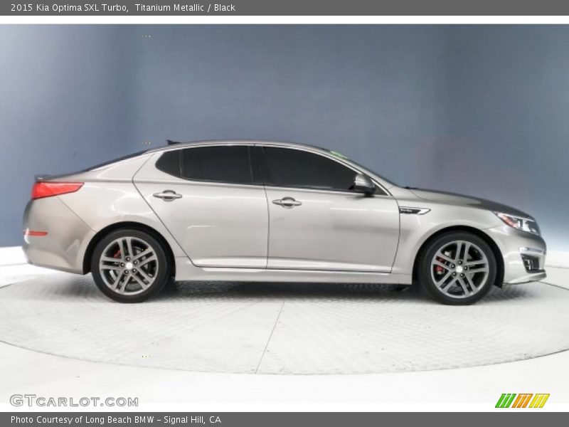 Titanium Metallic / Black 2015 Kia Optima SXL Turbo
