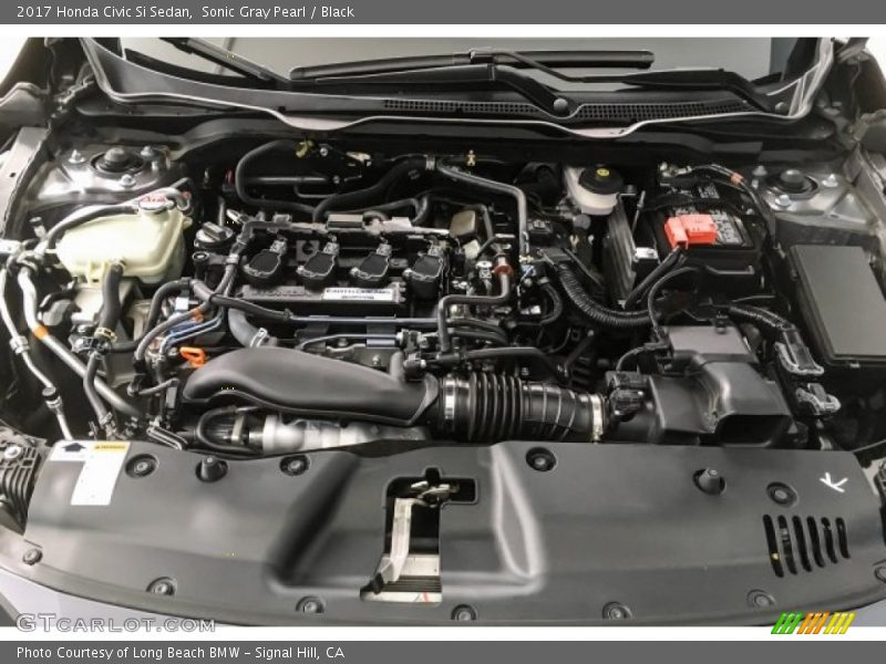 Sonic Gray Pearl / Black 2017 Honda Civic Si Sedan