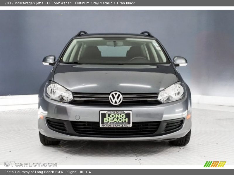 Platinum Gray Metallic / Titan Black 2012 Volkswagen Jetta TDI SportWagen