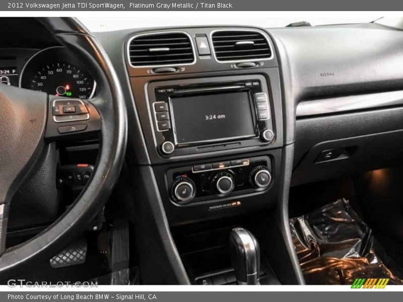 Platinum Gray Metallic / Titan Black 2012 Volkswagen Jetta TDI SportWagen