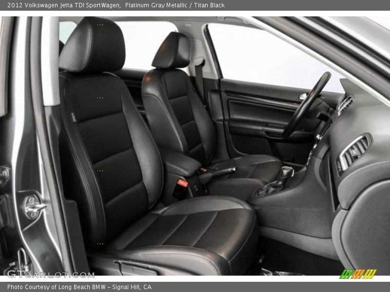 Platinum Gray Metallic / Titan Black 2012 Volkswagen Jetta TDI SportWagen