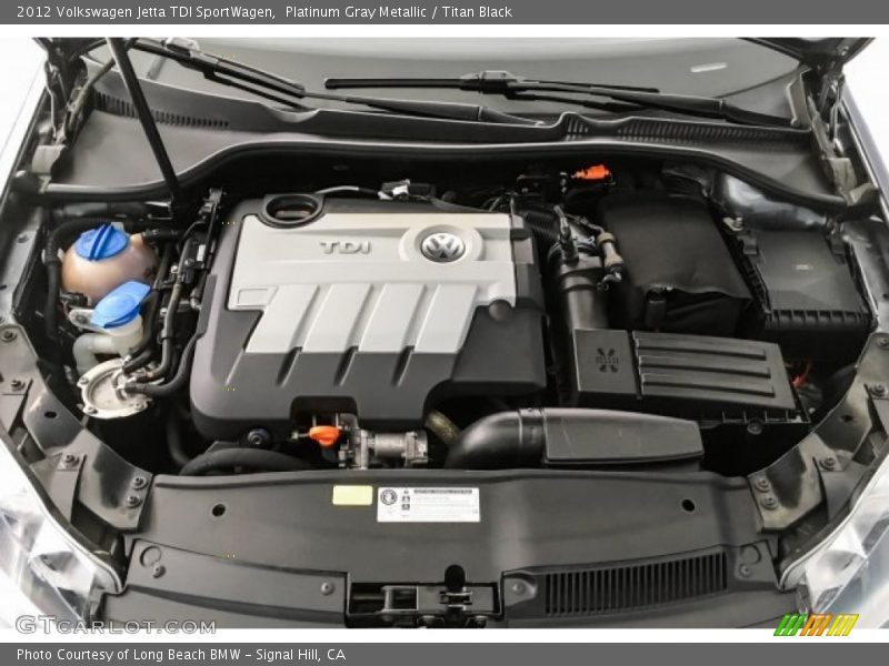 Platinum Gray Metallic / Titan Black 2012 Volkswagen Jetta TDI SportWagen