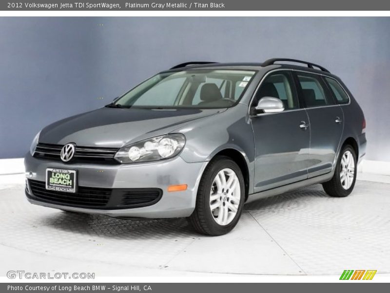 Platinum Gray Metallic / Titan Black 2012 Volkswagen Jetta TDI SportWagen