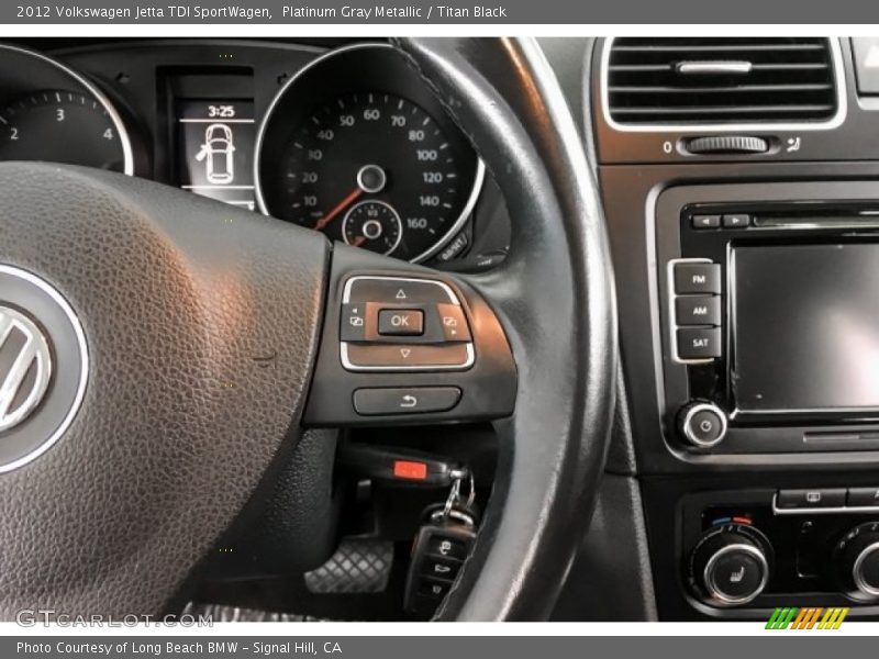 Platinum Gray Metallic / Titan Black 2012 Volkswagen Jetta TDI SportWagen