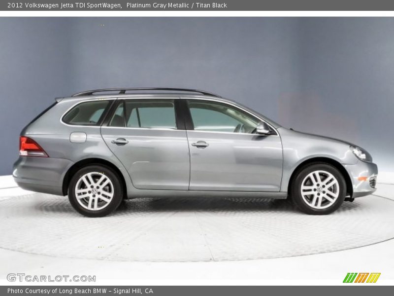 Platinum Gray Metallic / Titan Black 2012 Volkswagen Jetta TDI SportWagen