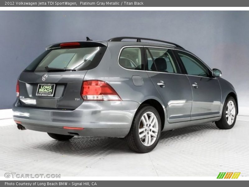 Platinum Gray Metallic / Titan Black 2012 Volkswagen Jetta TDI SportWagen