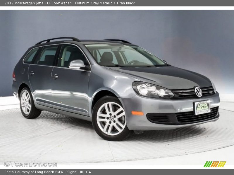 Platinum Gray Metallic / Titan Black 2012 Volkswagen Jetta TDI SportWagen