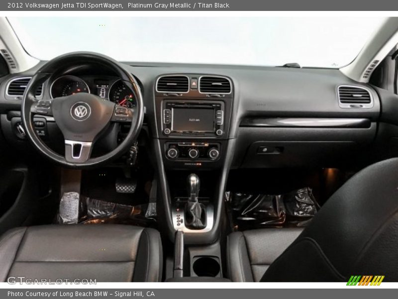 Platinum Gray Metallic / Titan Black 2012 Volkswagen Jetta TDI SportWagen