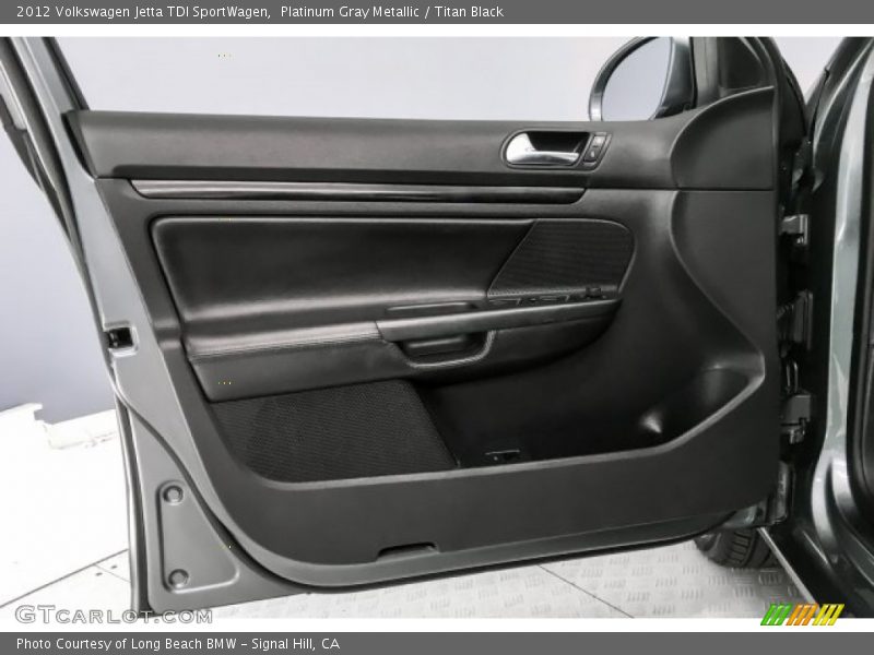 Platinum Gray Metallic / Titan Black 2012 Volkswagen Jetta TDI SportWagen