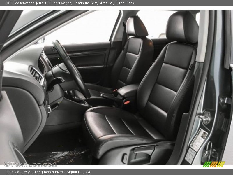 Platinum Gray Metallic / Titan Black 2012 Volkswagen Jetta TDI SportWagen